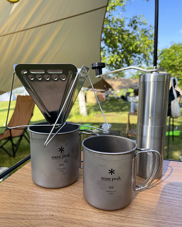 キャンプで飲むコーヒー
